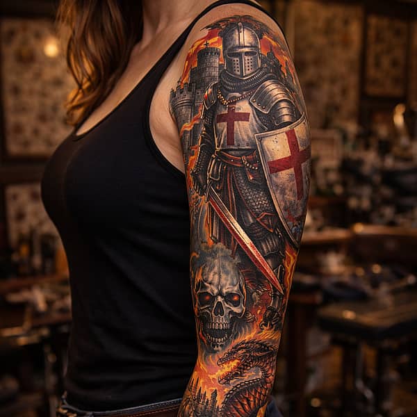 Ideas de tatuajes en el brazo para antebrazo, brazo superior y parte interna del brazo