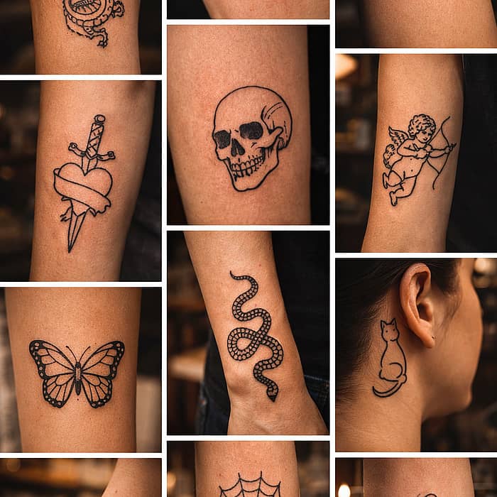 Tatuajes fine line, de rosas y en manga como categorías de ideas de tatuajes